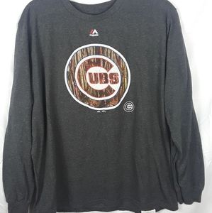 Majestic Chicago Cubs longsleeved Shirt Size Xlg